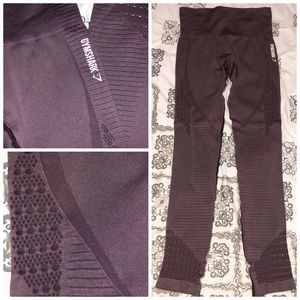 Gymshark Seamless High Waisted Purple Leggings Womens M workout pants
